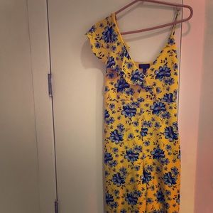 Topshop Floral Jumpsuit
